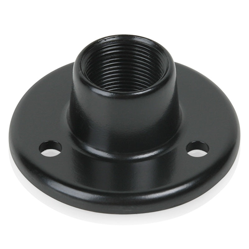 AtlasIED Surface Mount Mic Flange Bulk 5/8"-27 Mount | Female | Ebony