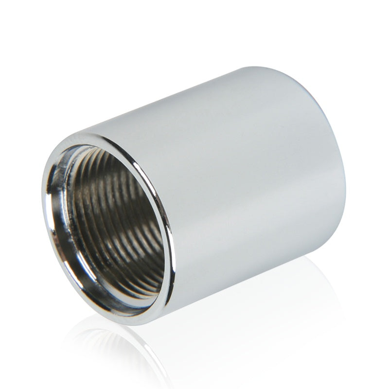 AtlasIED AD-5B 5/8 inch #27 Thread Female Coupling Adapter Chrome