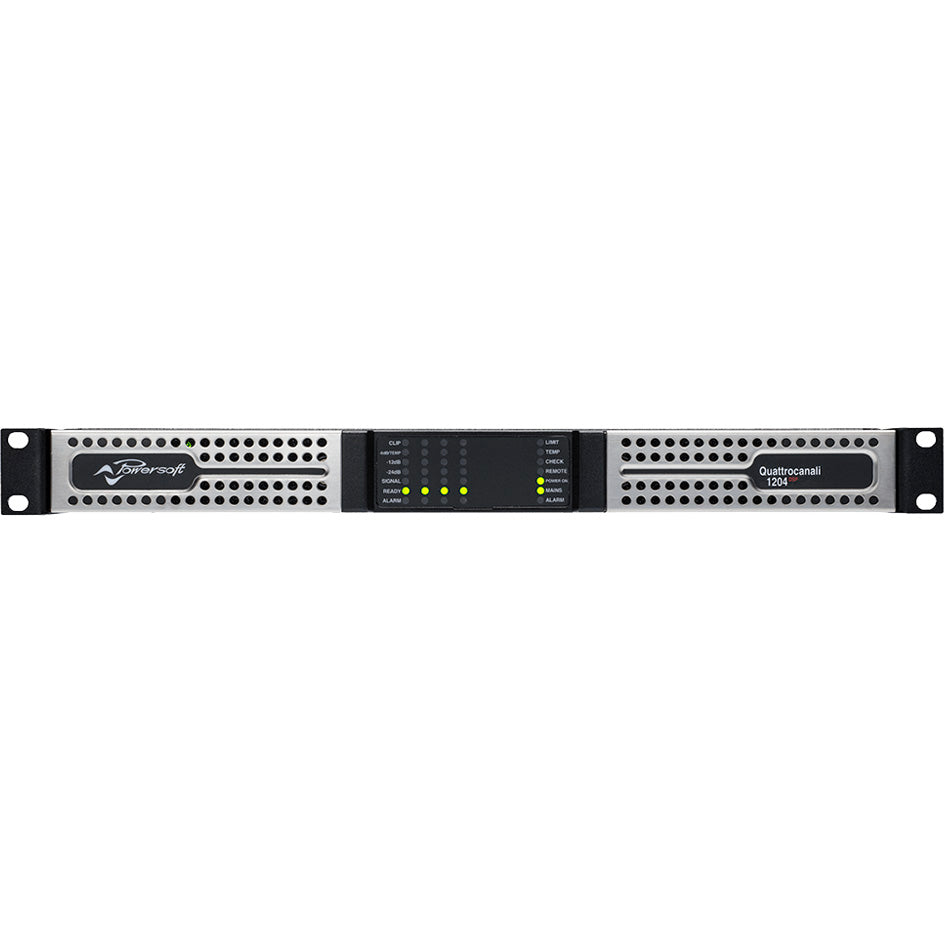 Powersoft QUATTROCANALI 1204 1200W/4-channel Flexible Amplifier with DSP