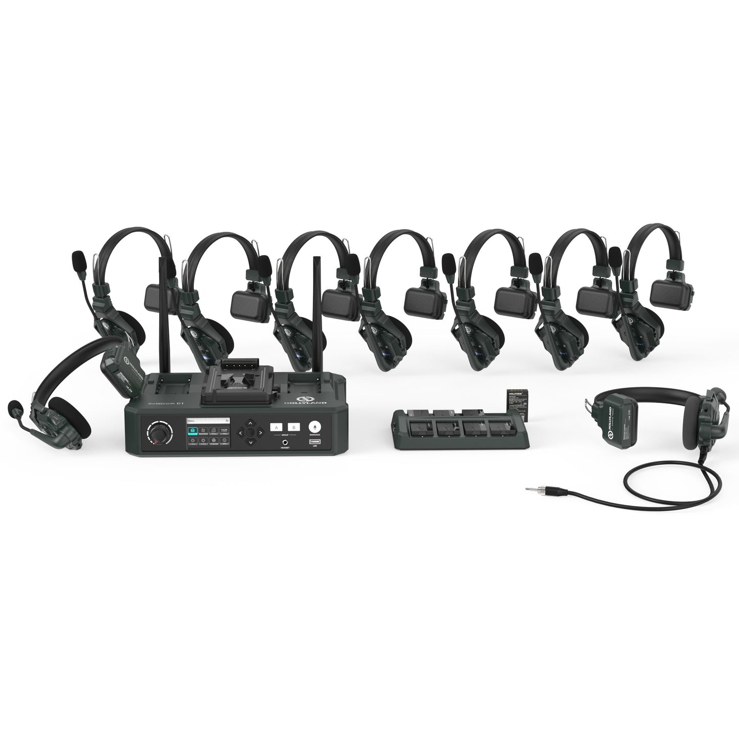 Hollyland Solidcom C1-8S Full Duplex Wireless Intercom System with Hub