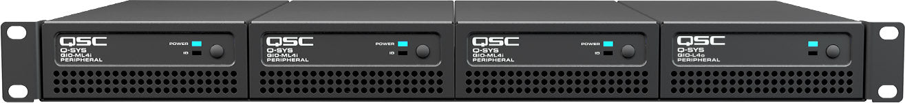 Q-SYS QIO-L4o Network Audio Mic/Line I/O Expander