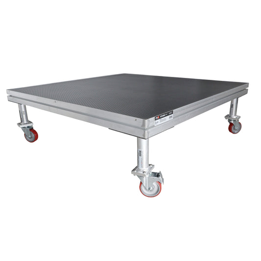 ProX StageQ Locking Rolling Stage Legs with Casters | 16 in