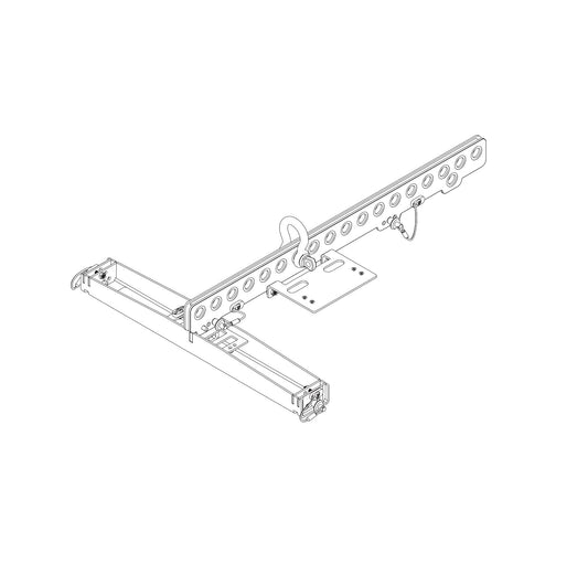 JBL SRX906LA AF Array Frame diagram