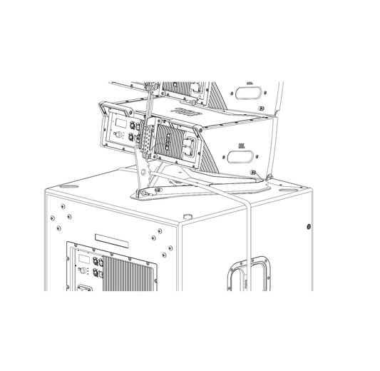 JBL SRX910LA BP Base Plate on subwoofer