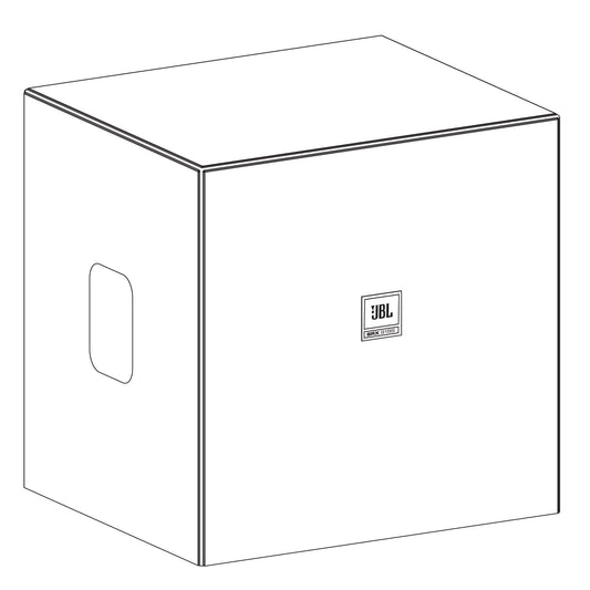 JBL SRX918S CVR Speaker Soft Cover diagram 1