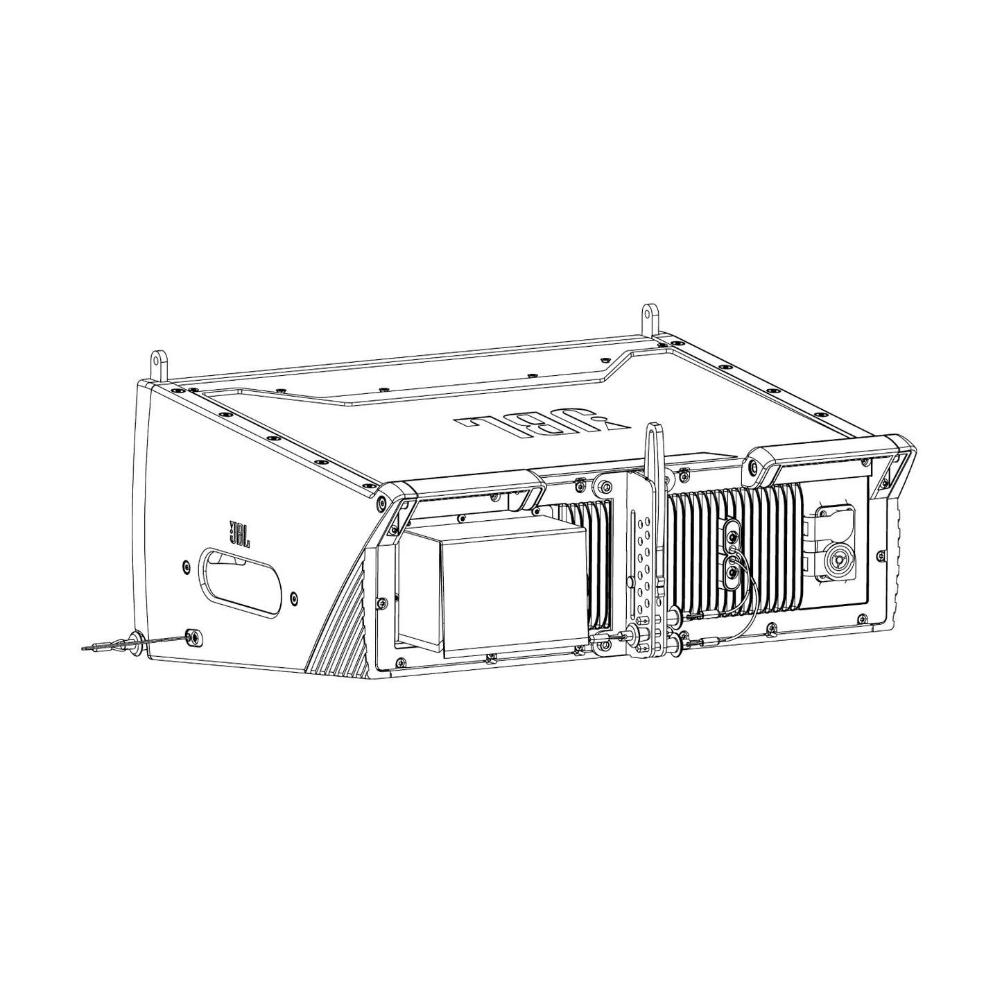 JBL SRX900 RC1 SRX900 Speaker Rain Cover side view