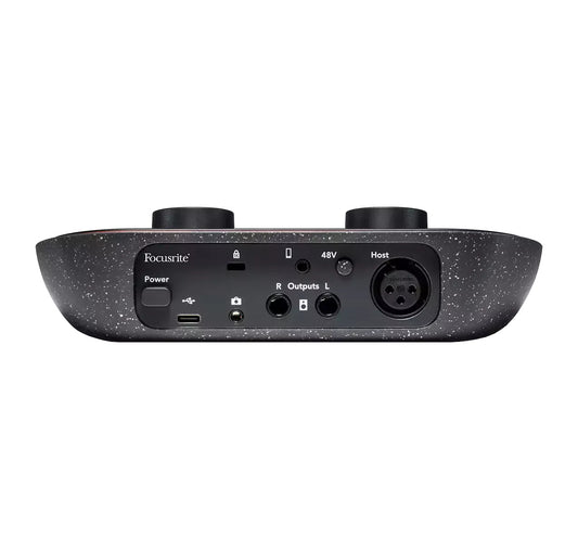 Focusrite Vocaster One Podcasting Audio Interface back