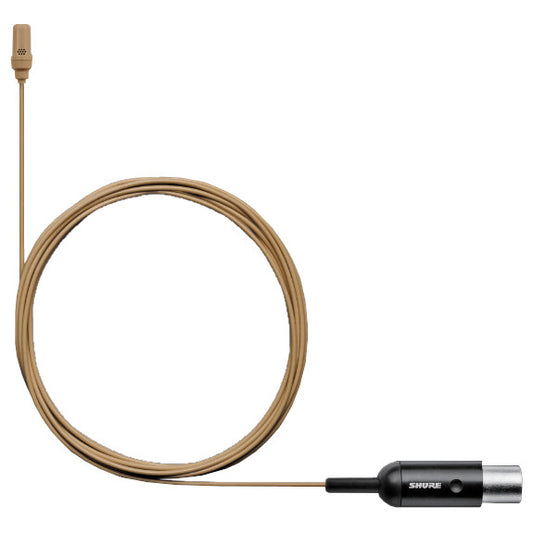 Shure UL4 UniPlex Cardioid Lavalier Microphone, Connector: MTQG | Color: Cocoa