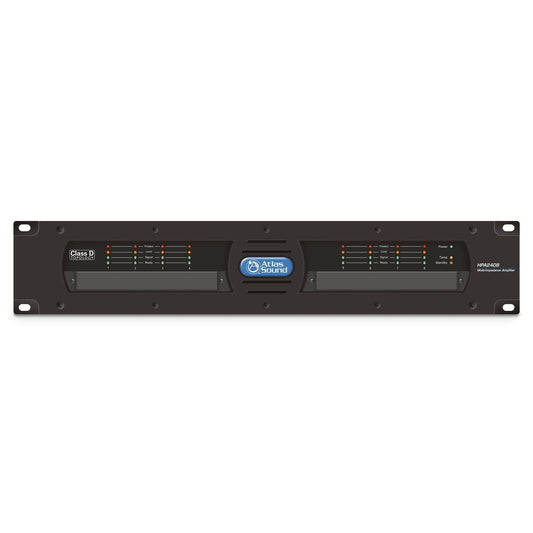 AtlasIED HPA2408 Eight-Channel 2400W Commercial Power Amplifier