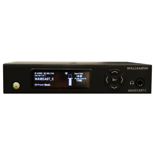 Williams AV WaveCAST C Single Channel WiFi Audio Streaming System back
