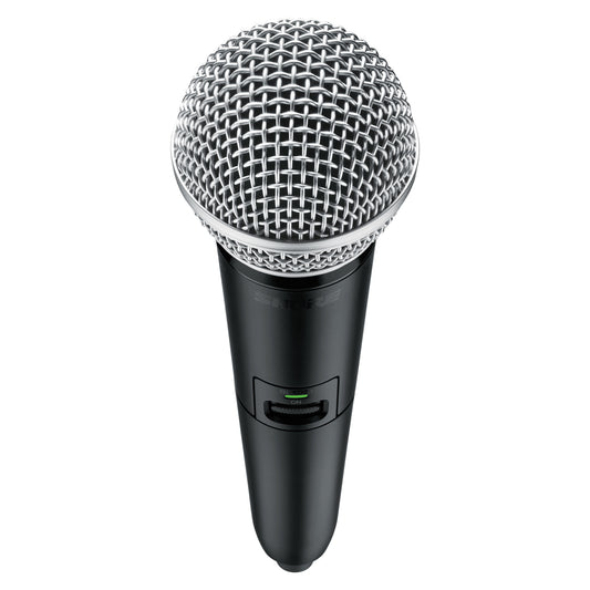 Shure GLXD2+/SM58 Dual Band Handheld Microphone Transmitter detail