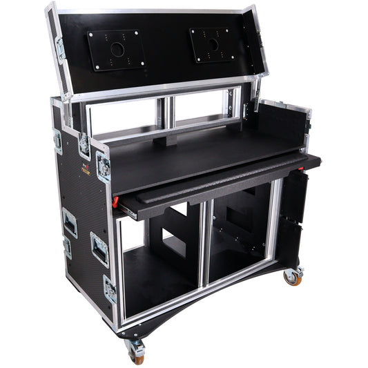 137388_ProX-Mobile-AV-Broadcasting-Workstation-Case-Portable-Rack-Desk-_-2x4U-Top-+-2x12U-Bottom-_-Silver_Black_ALT02sqr