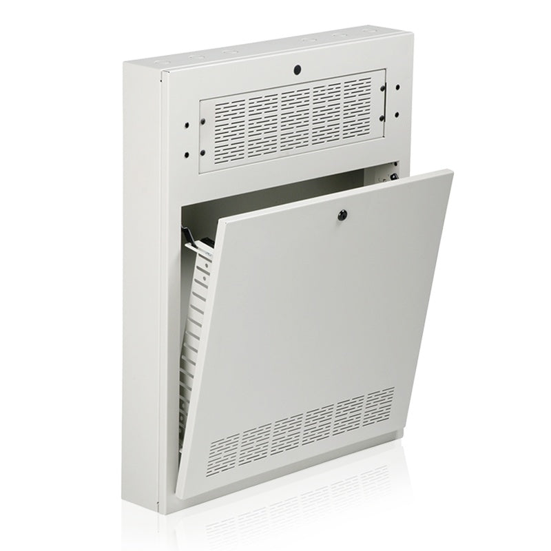 AtlasIED AWR Tilt Out Wall Cabinet 2RU Locking Tilt-Out For 19" Equipment | Half Rack