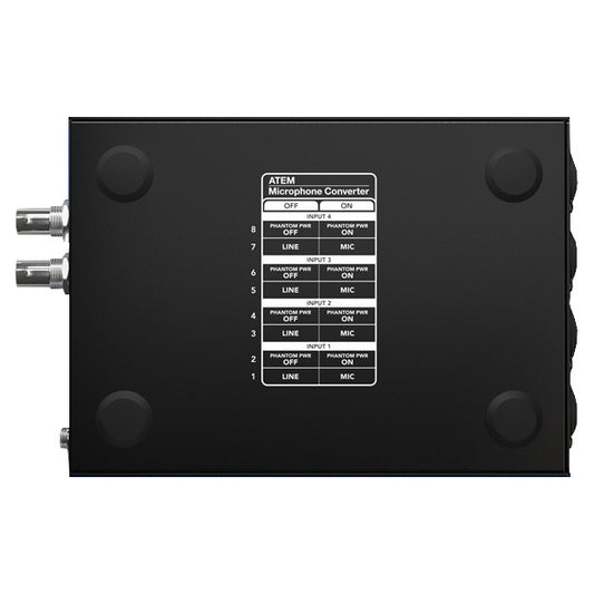 Blackmagic Design ATEM Microphone Converter back
