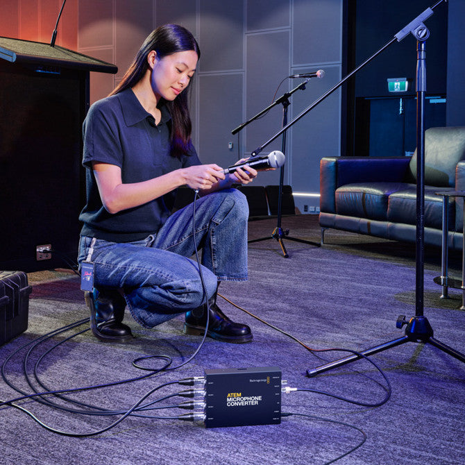 Blackmagic Design ATEM Microphone Converter lifestyle 2