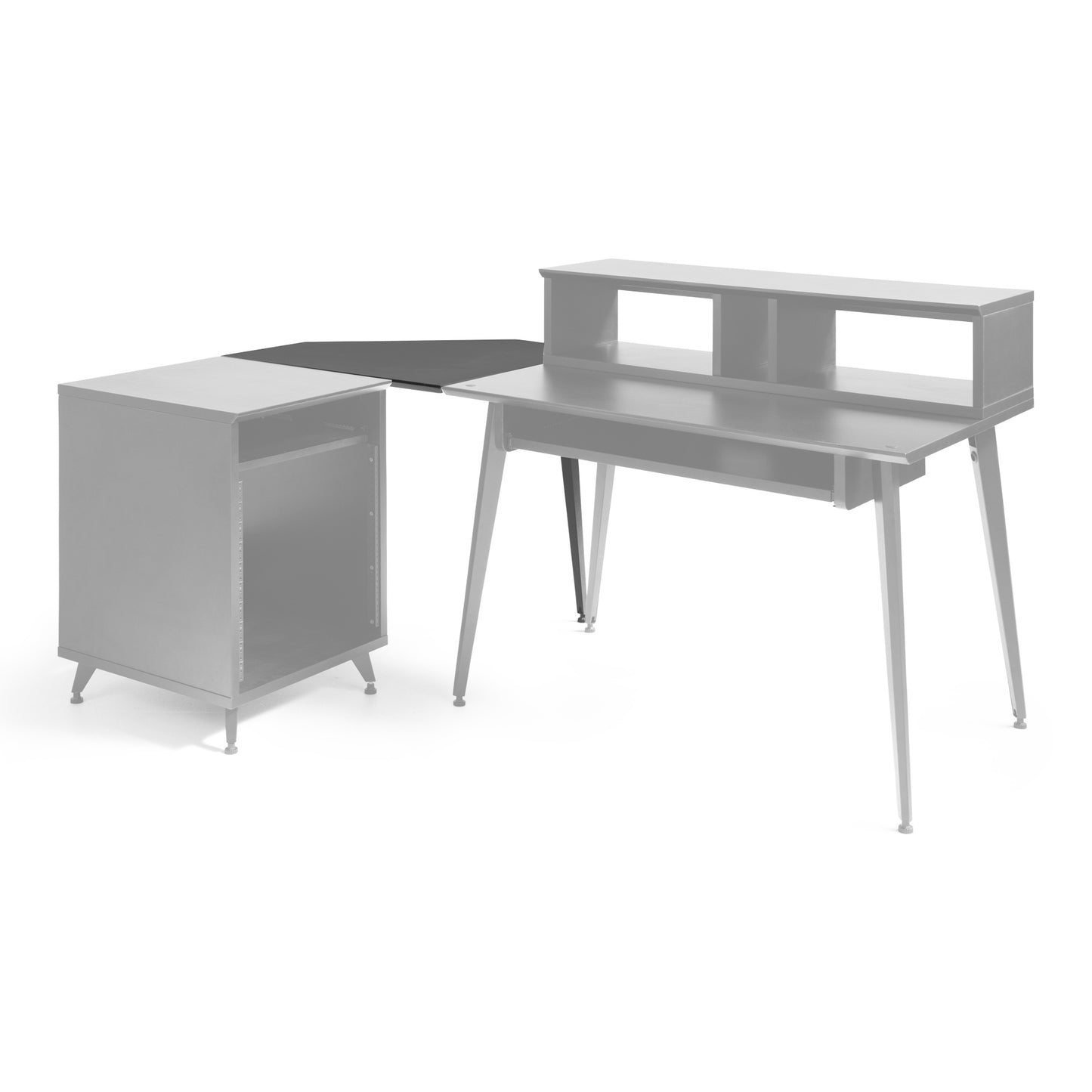 Gator GFW-ELITEDESKCRNR-BLK Elite Series Corner Desk Section Black