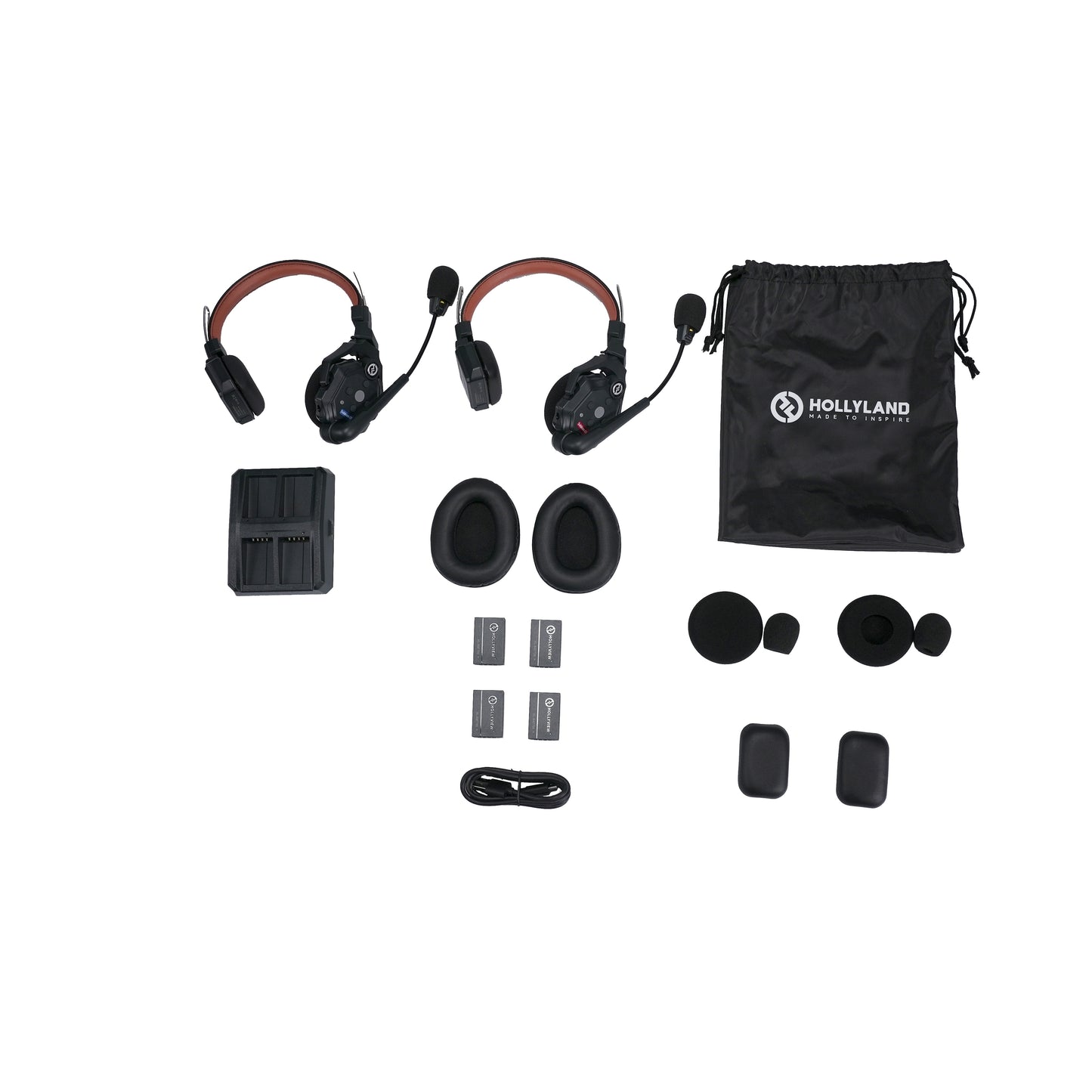 Hollyland Solidcom C1 Pro Wireless Dual-Mic ENC Headset Intercom For 2