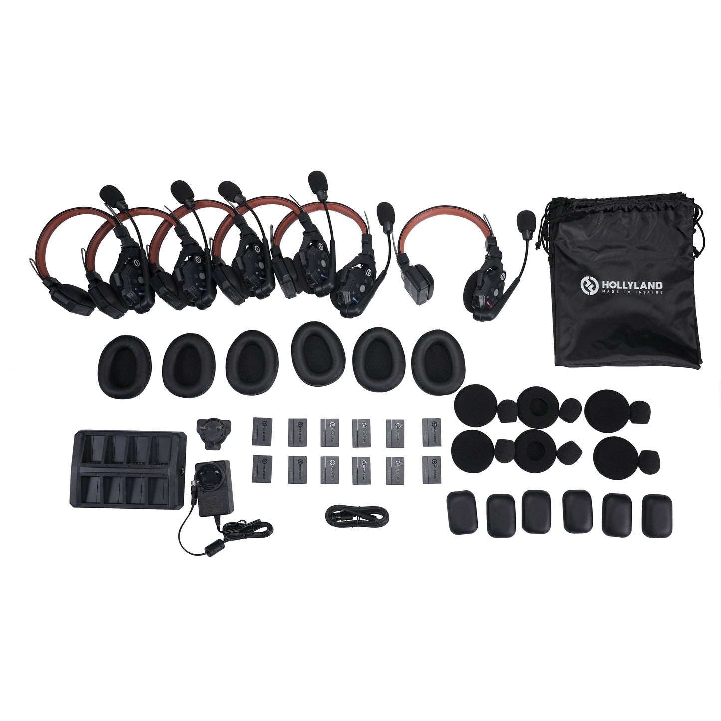 Hollyland Solidcom C1 Pro Wireless Dual-Mic ENC Headset Intercom For 6