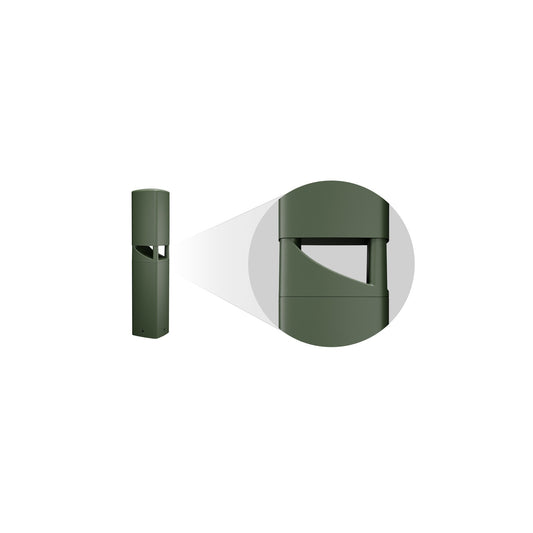 Q-SYS AD-DWL 5.25" Landscape Loudspeaker Bollard Outdoor Speaker | 180°