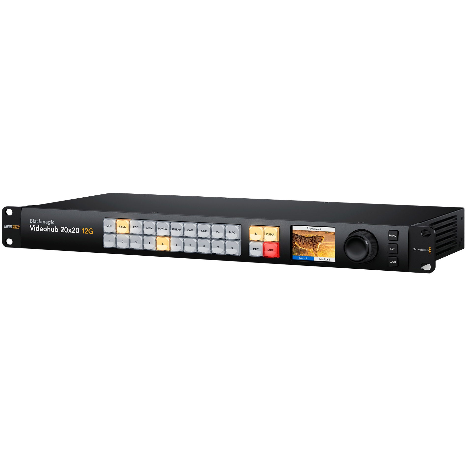 Blackmagic Design Videohub 20x20 12G – SoundPro