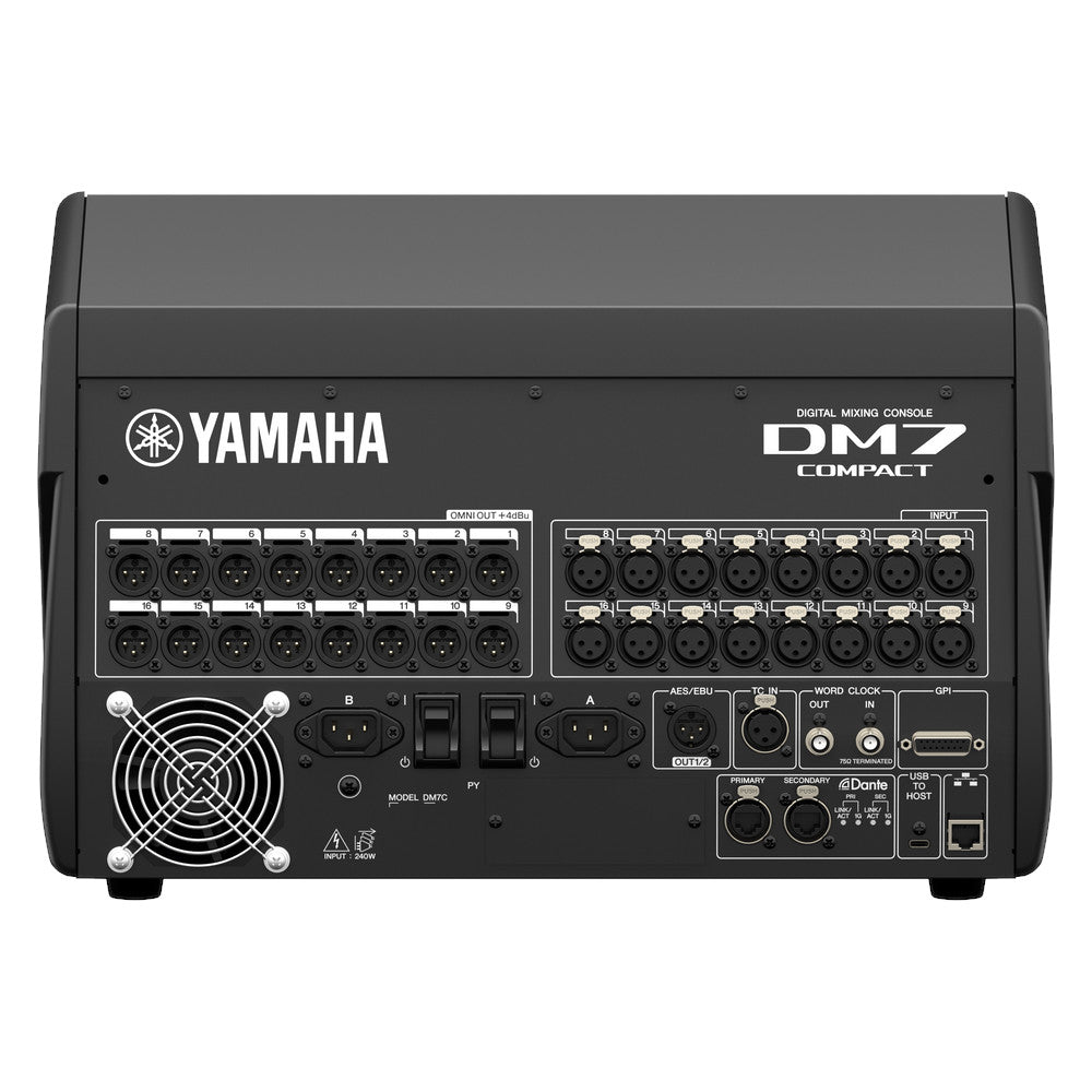Yamaha DM7C 72-Channel Single Bay Digital Mixer back