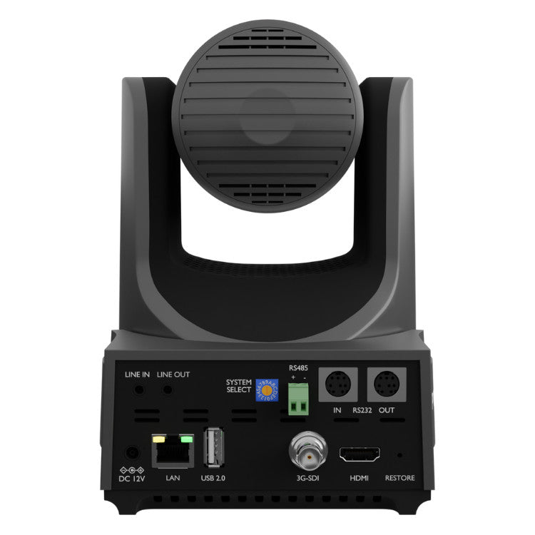PTZOptics Link 4K Dante-Enabled PTZ Camera 12x back