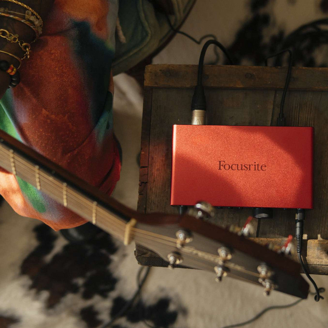 Focusrite Scarlett 2i2 4th Gen USB-C Audio Interface lifestyle 2