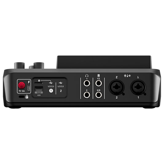 RODE RODECaster Duo Compact Integrated Audio Production Studio back