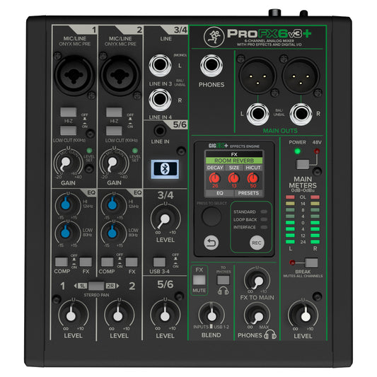 Mackie ProFX6v3+ 6-Channel Analog Mixer front