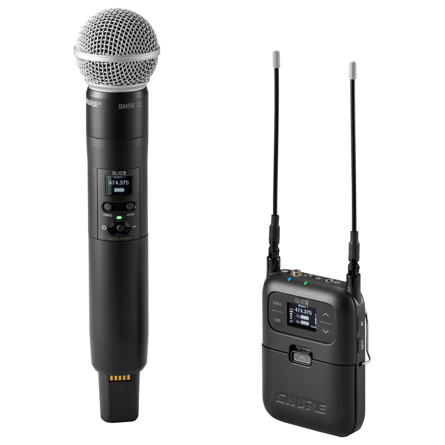 Shure SLXD25/SM58 Portable Digital Wireless Handheld System