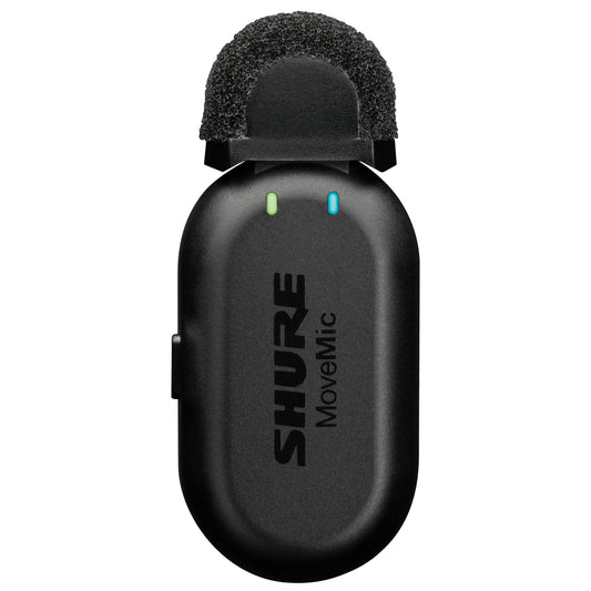 Shure MoveMic One Single-Channel Wireless Clip-On Microphone front