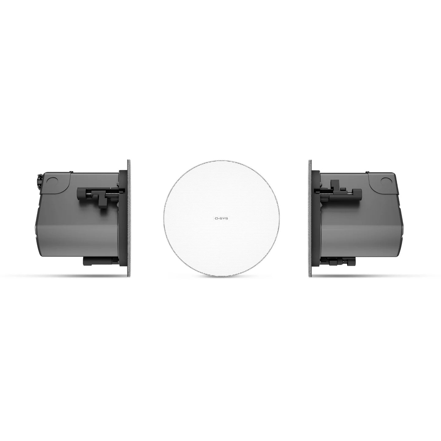 Q-SYS AcousticDesign 4.5" Two-Way Ceiling Speaker | Zero Bezel | White