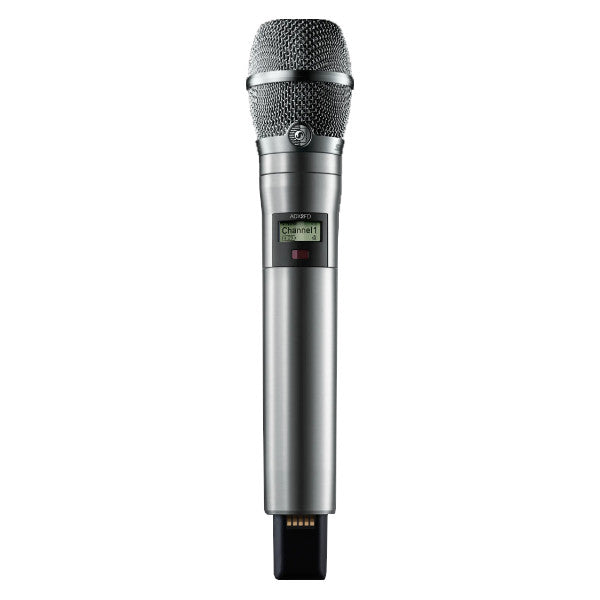 Shure ADX2FD/K11 Axient Digital Wireless Handheld Microphone Transmitter, Frequency: G57 (470-608 MHz) | Color: Nickel