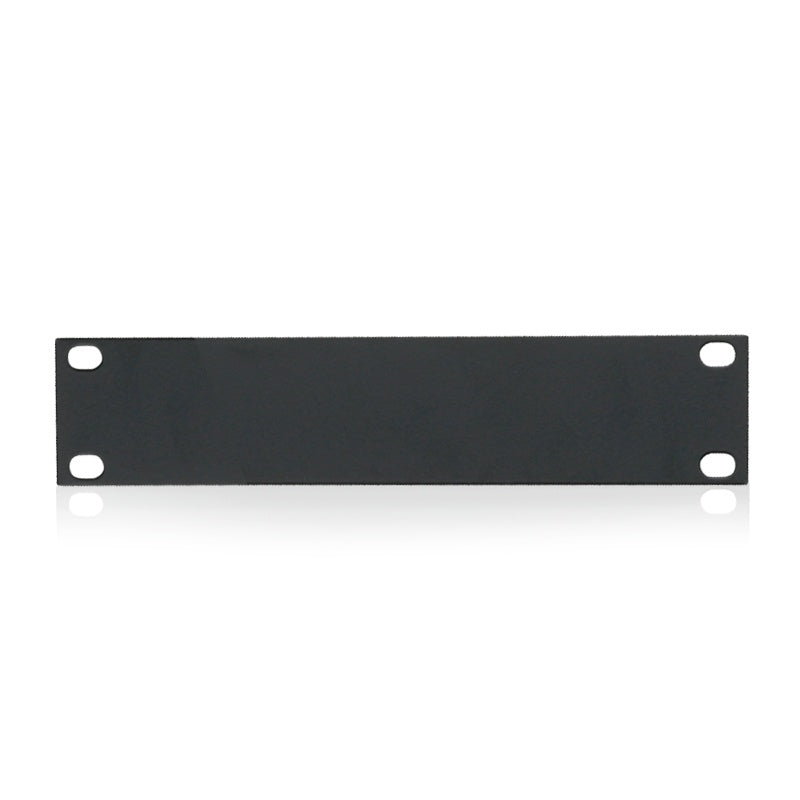 AtlasIED Solid Economy Blank Panel Steel Flat Black Powdercoat | 1RU | Half Rack