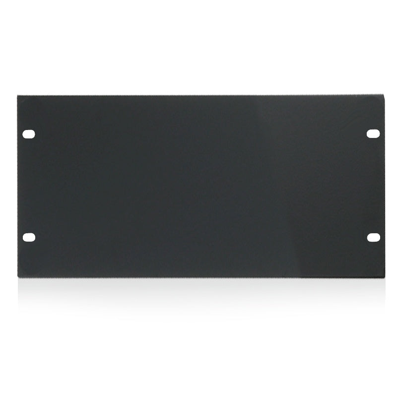 AtlasIED Solid Economy Blank Panel Steel Flat Black Powdercoat | 3RU | Half Rack