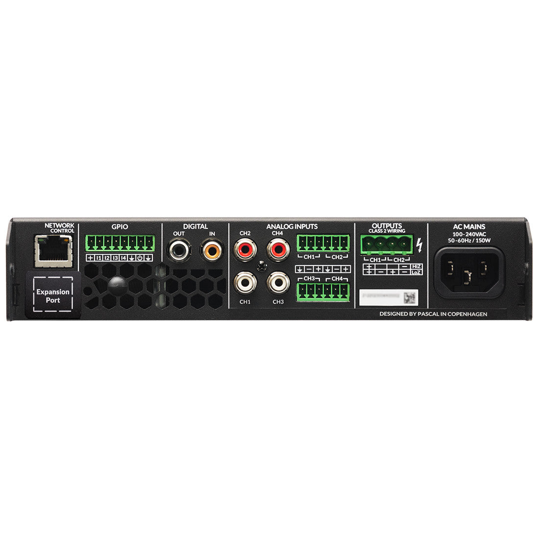 Blaze Audio PowerZone Connect 122 DSP-Enabled Power Amplifier back