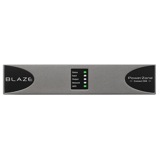 Blaze Audio PowerZone Connect 504 DSP-Enabled Power Amplifier front