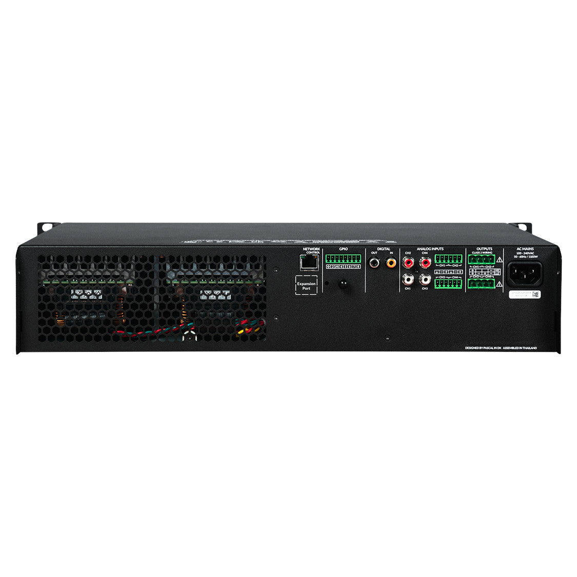 Blaze Audio PowerZone Connect 2004 DSP-Enabled Power Amplifier back