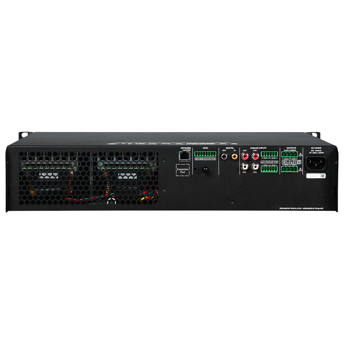 Blaze Audio PowerZone Connect 3004 DSP-Enabled Power Amplifier back
