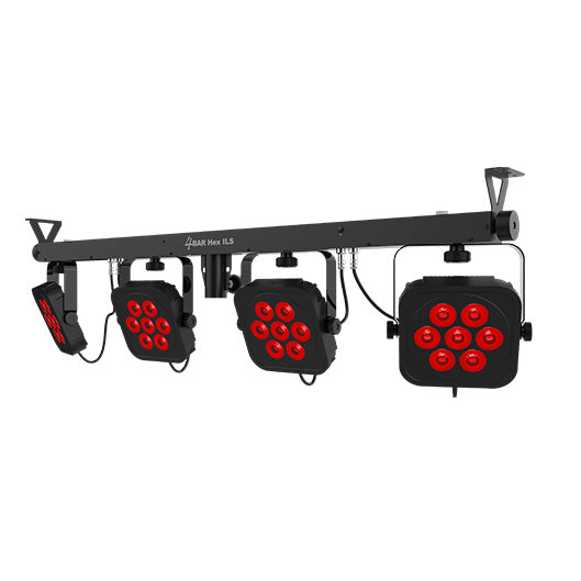 Chauvet DJ 4BAR Hex ILS RGBAW+UV Lighting System left