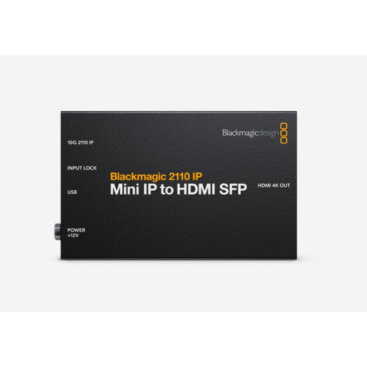 Blackmagic Design BMD-CONVNVIPE/IP/HDMISFP SMPTE-2110 IP to HDMI Converter