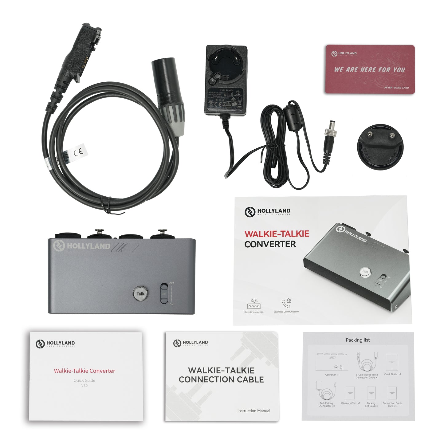 Hollyland Walkie-Talkie Converter-8C 4-Wire to Radio Bridge