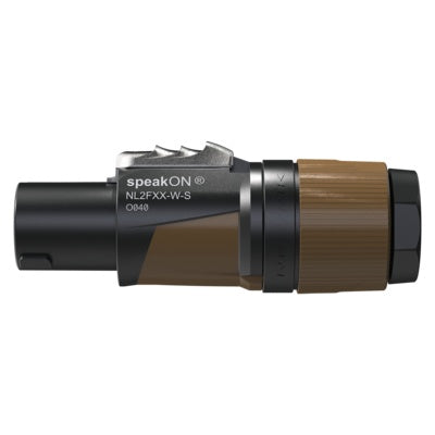 Neutrik NL2FXX-W-S speakON 2-Pole Screw Terminal Cable Connector