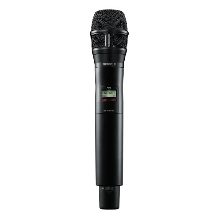 Shure AD2/N8S Handheld Wireless Microphone Transmitter | Color: Black