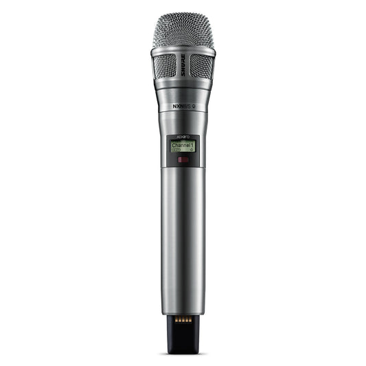 Shure ADX2FD/N8S Handheld Wireless Microphone Transmitter Nickle