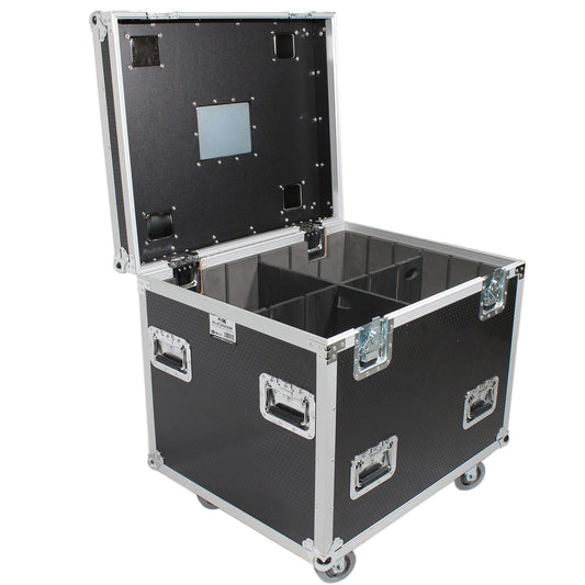 ProX TruckPax Utility Case ATA Road Case With Casters and Dividers | 24"x30"x30"