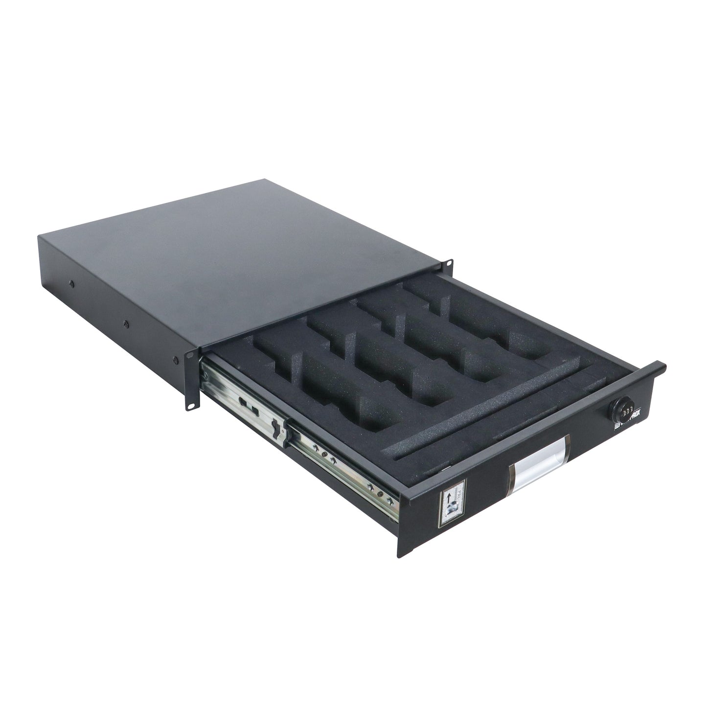 ProX T-2RD-18-WMF 2U Rack Mount Drawer With Foam for 4 Microphones