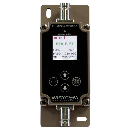 Wisycom BFA-B-F2 Wideband Active Amplifier with Tunable Filter | Connector: BNC
