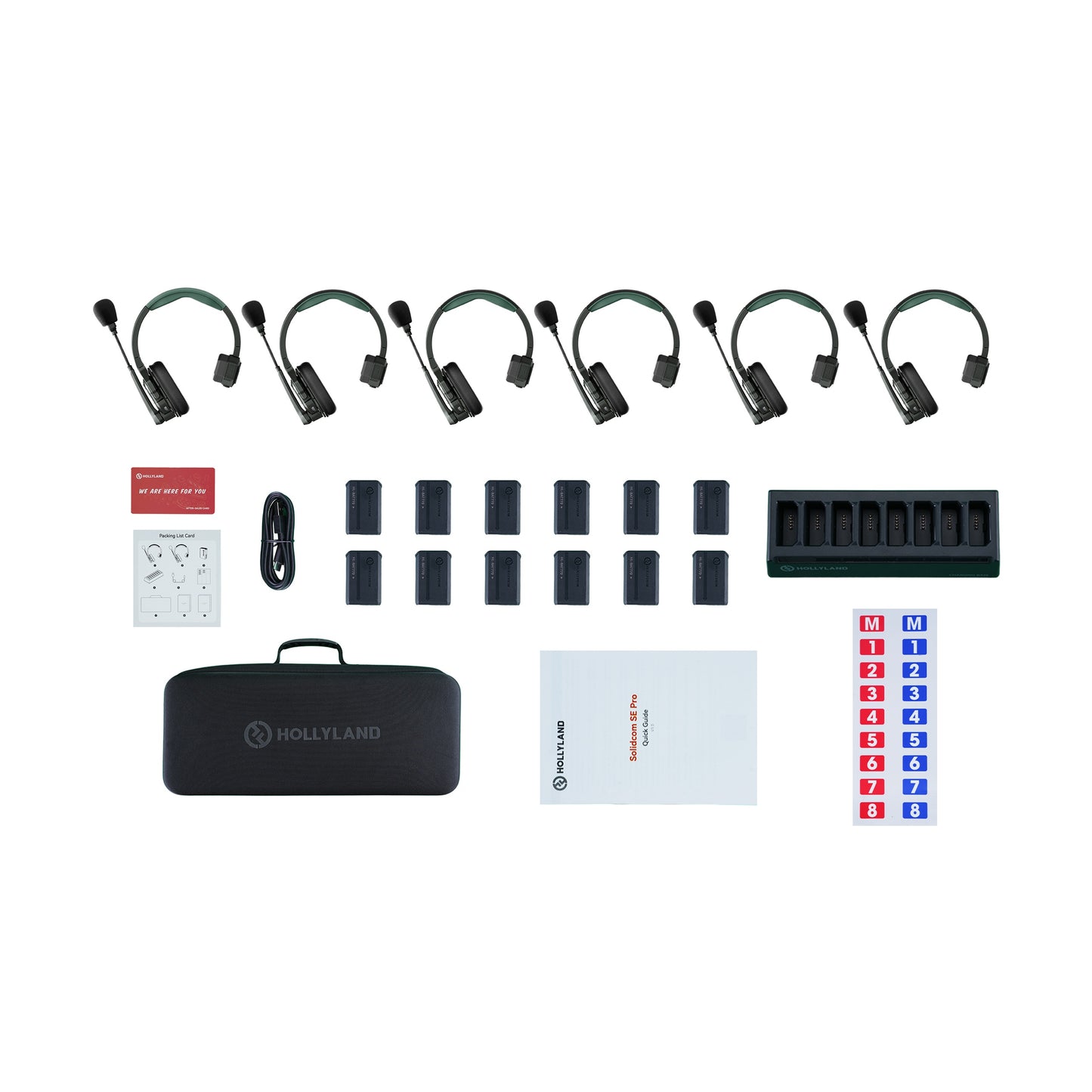 Hollyland Solidcom SE Pro - 6S 1.9 GHz Full-Duplex Intercom System For 6