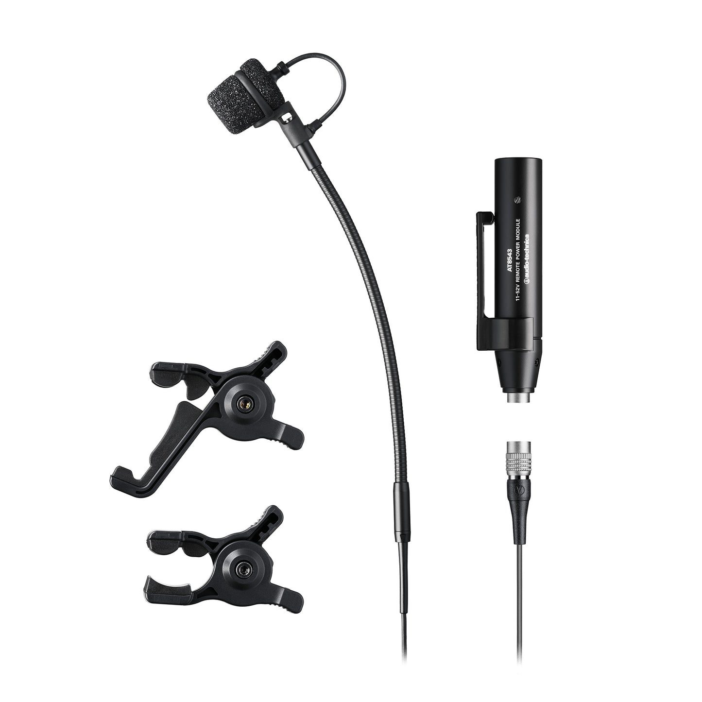 Audio-Technica ATM355VF Compact Clip-on Condenser Instrument Microphone